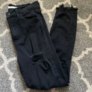Eunina Bella super high rise skinny crop